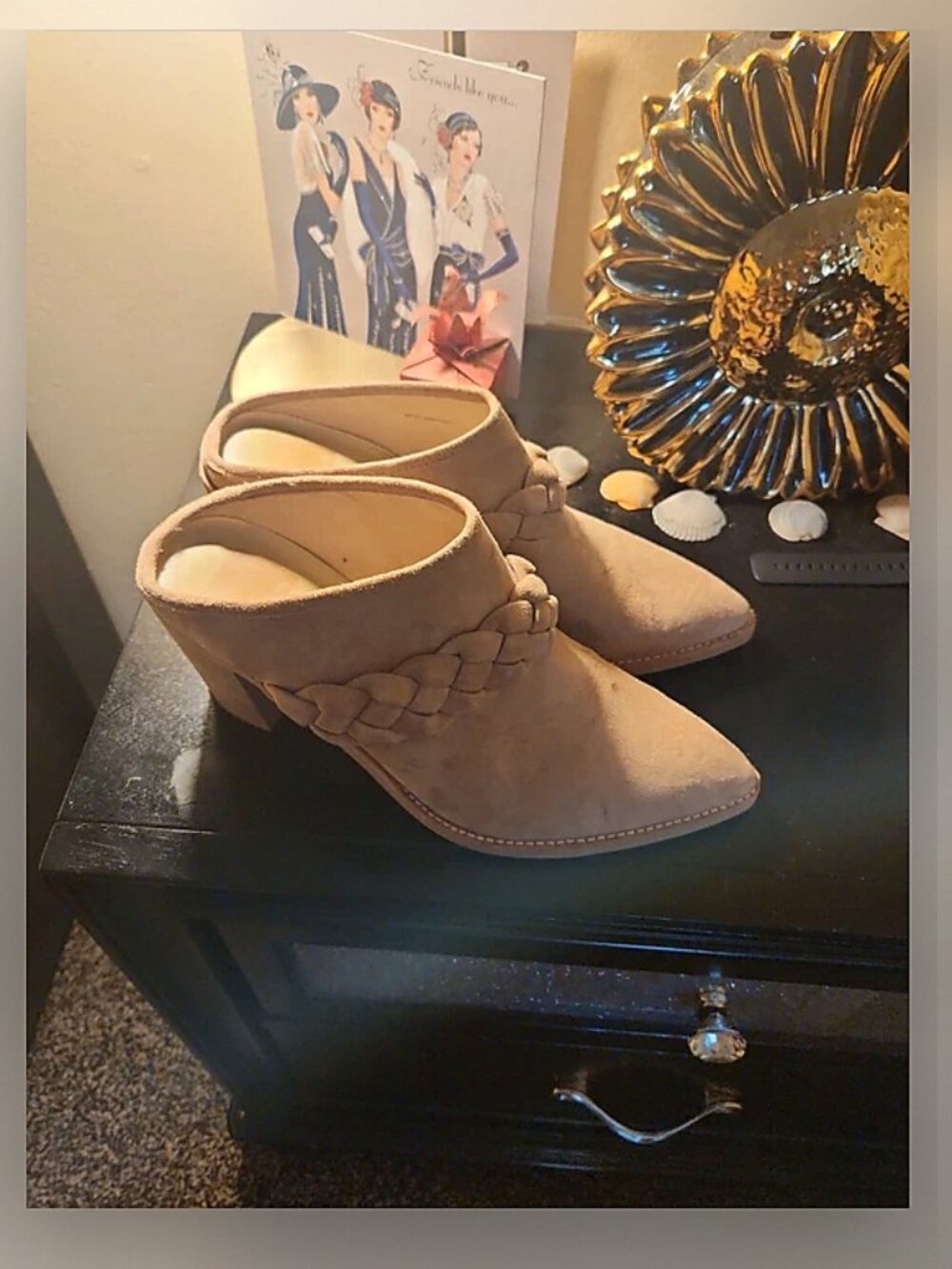Suede Heels